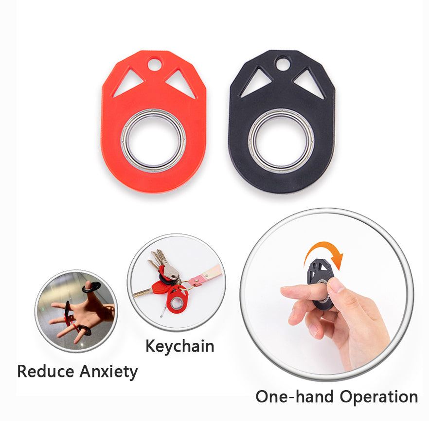Creative Fidget Spinner Toy Keychain Hand Spinner Anti-Anxiety Toy Relieves  Stre