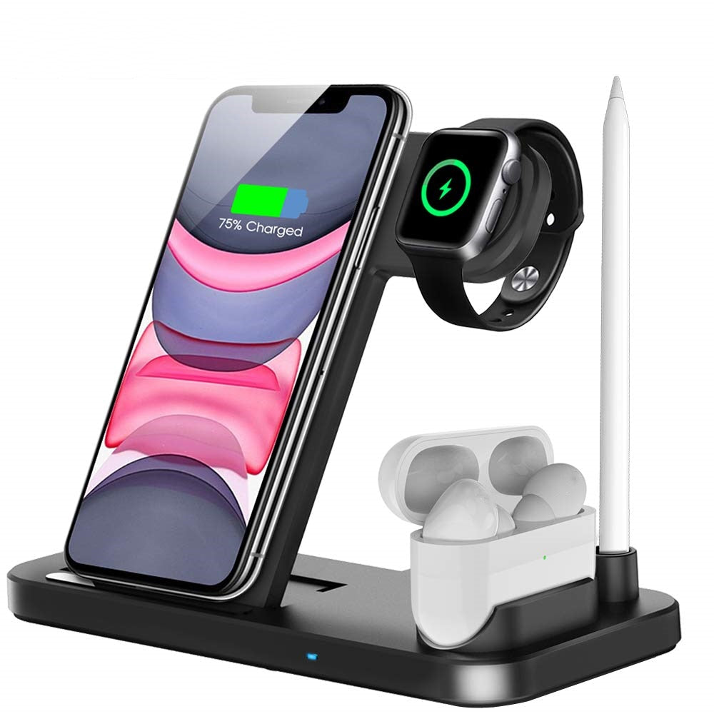 Fast Wireless Charger Stand For iPhone  Apple Watch