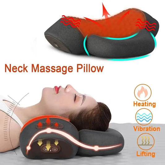 Electric Neck Massage Pillow Cervical Orthopedic Sleeping