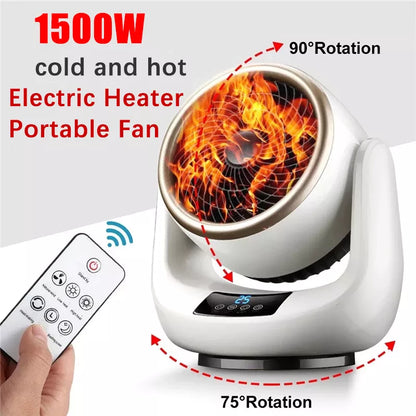 Electric Fan Heater 1500W Household Portable 220V