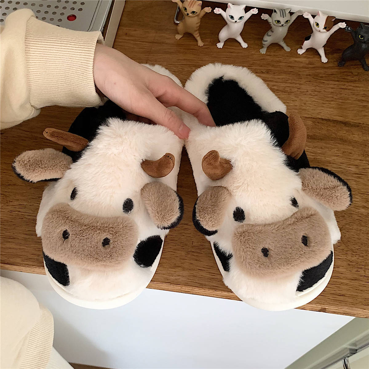 Cute Cow Animal Slipper For Women Girls Fashion