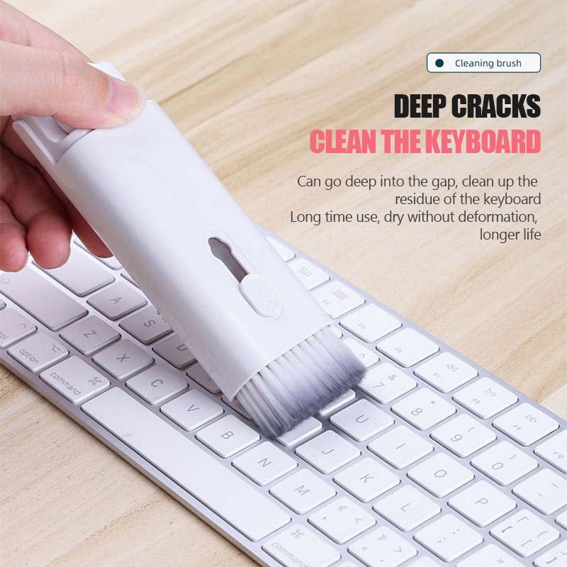 Multifunction 7-in-1 Keyboard Cleaning Bluetooth Headset Dust Brush