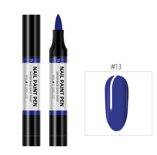 24 Color Nail Polish Painting Pen 3D Painting