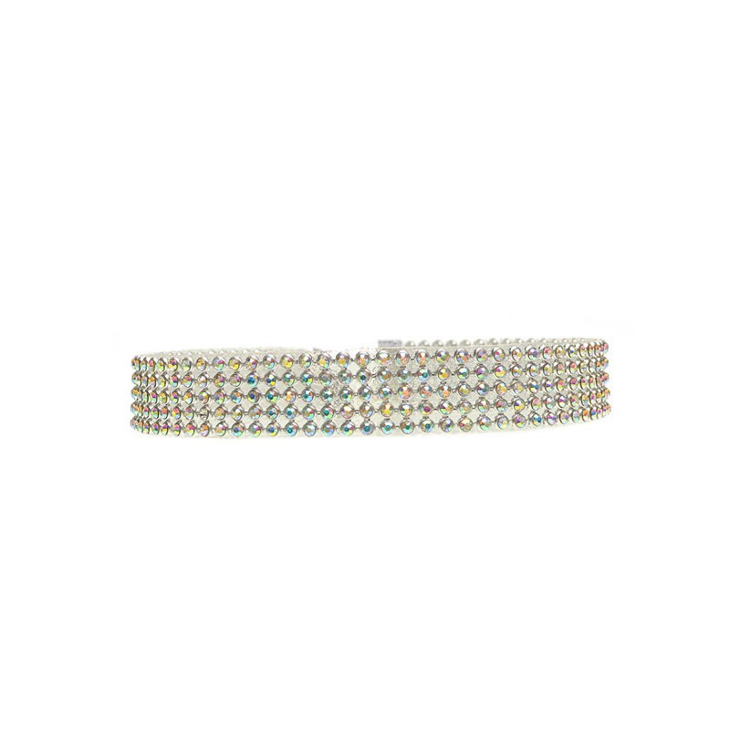 Full Crystal Rhinestone Choker Necklace "Wedding Jewelry"