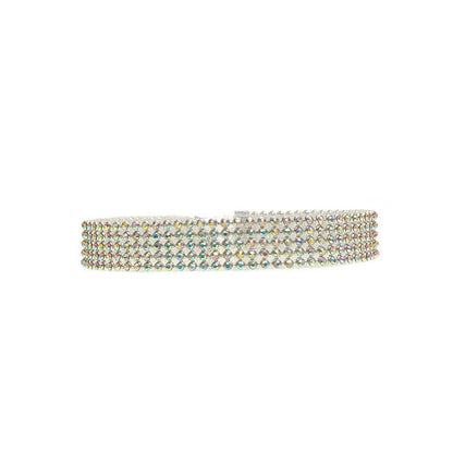 Full Crystal Rhinestone Choker Necklace "Wedding Jewelry"