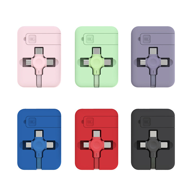 4 In 1 Retractable USB Cable Creative