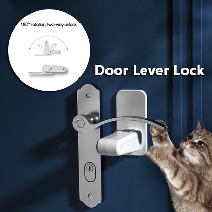 Door Lever Lock Child Pets Safety Lock Door