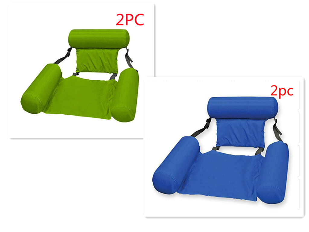 PVC Summer Inflatable Foldable Floating Row Swimming Pool Water Hammock