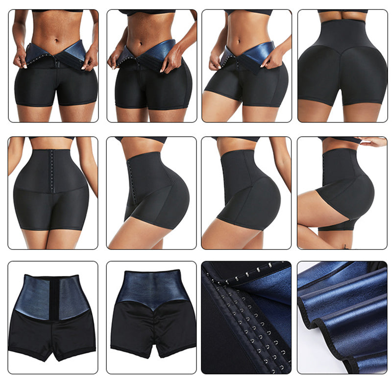 Slimming Pants Waist Trainer Shapewear Tummy Hot Thermo Sweat Leggings Fitness