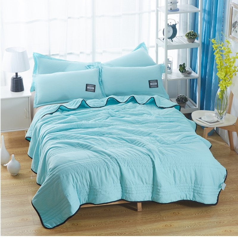 Cooling Blankets Pure Color Summer Quilt Plain