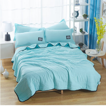 Cooling Blankets Pure Color Summer Quilt Plain