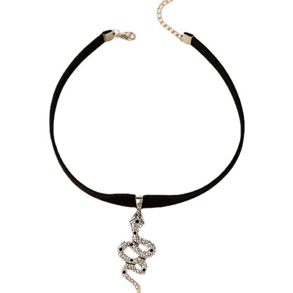 Snake Cobra Chokers Witchy Gothic Grunge Collar Velvet