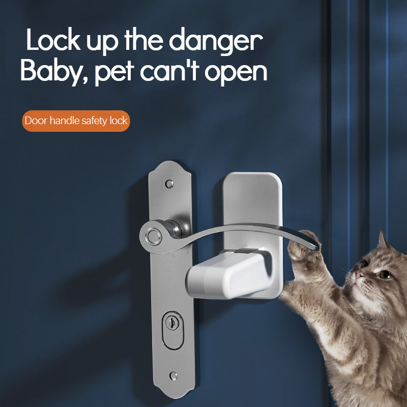 Door Lever Lock Child Pets Safety Lock Door