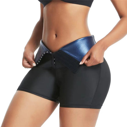 Slimming Pants Waist Trainer Shapewear Tummy Hot Thermo Sweat Leggings Fitness