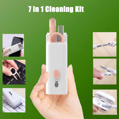 Multifunction 7-in-1 Keyboard Cleaning Bluetooth Headset Dust Brush