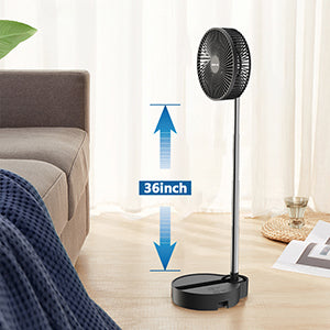 10000mAh Battery Operated Oscillating Fan