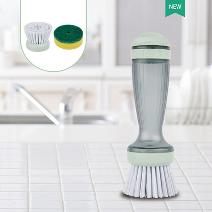 Pot Brush Dish Brush Dish Scrub Brush With Soap Dispenser