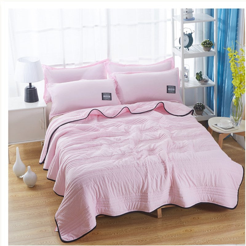 Cooling Blankets Pure Color Summer Quilt Plain