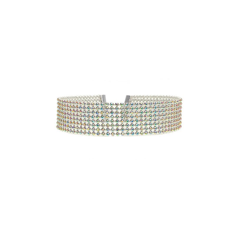 Full Crystal Rhinestone Choker Necklace "Wedding Jewelry"