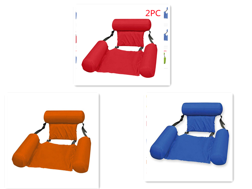 PVC Summer Inflatable Foldable Floating Row Swimming Pool Water Hammock