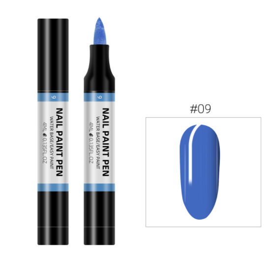 24 Color Nail Polish Painting Pen 3D Painting