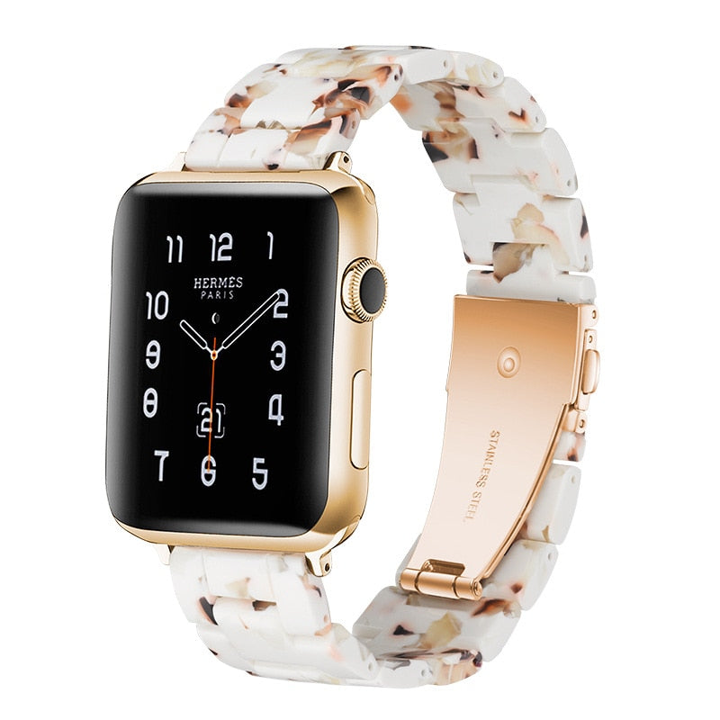 Transparent Resin Watch Band for Apple Watch