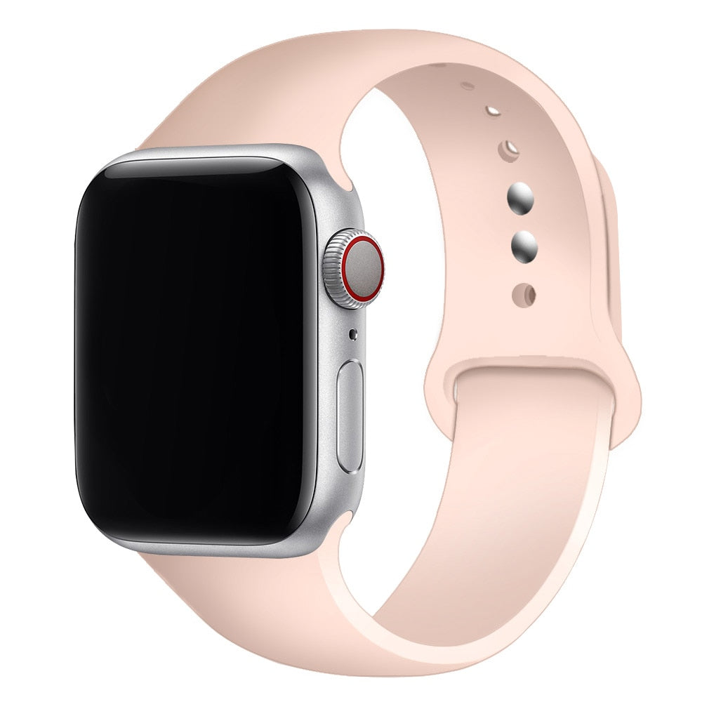 Silicone Strap For Apple Watch band