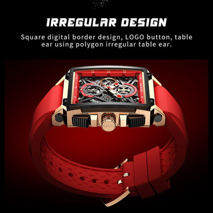 Top Brand Luxury Hollow Square Sport Watch