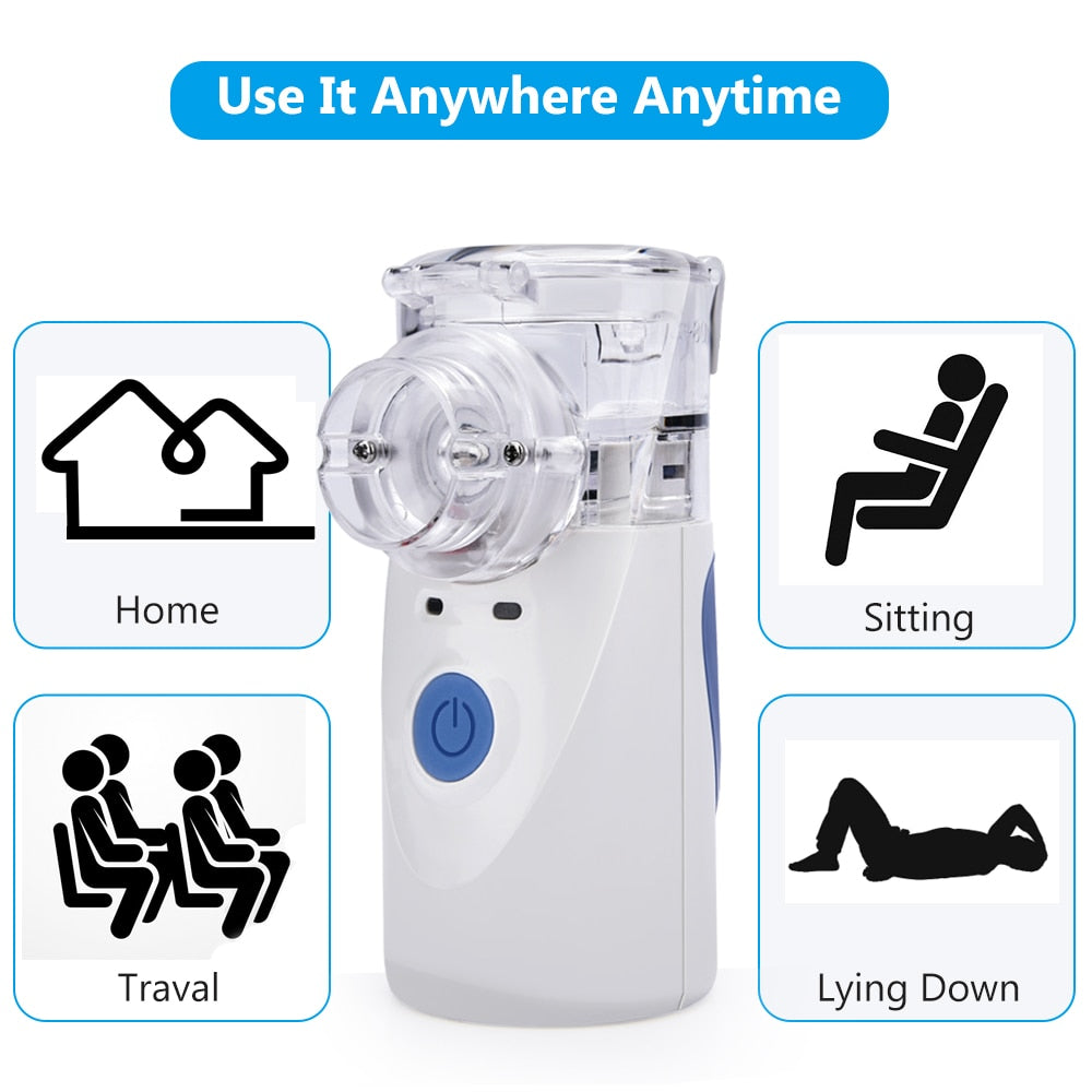 Mini Mesh Nebulizer Handheld Medical Steam Asthma