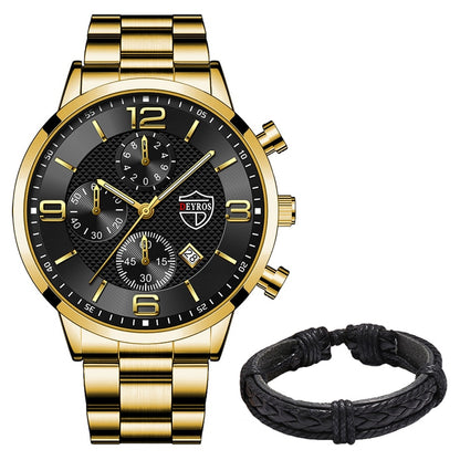 Luxury Gold Bracelet Business Watch