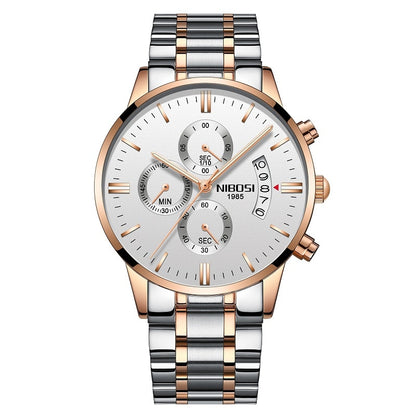 Top Brand Men's Quartz Clock Waterproof Sports Chronograph