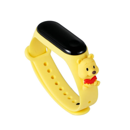 Disney Mickey Minnie LED Touch Watch Pooh Bear Bracelet