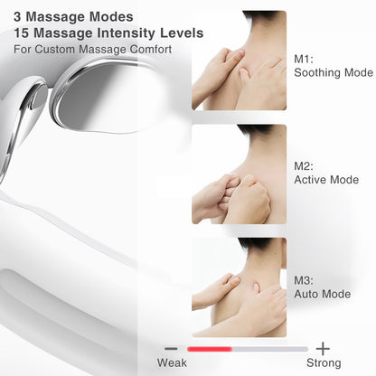 Smart Electric Neck Massage Far Infrared Heating Pain