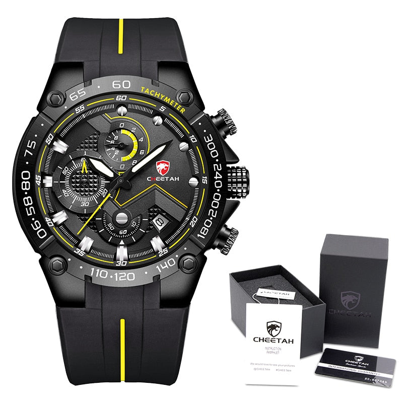 Luxury Brand Big Dial Watch Men Waterproof