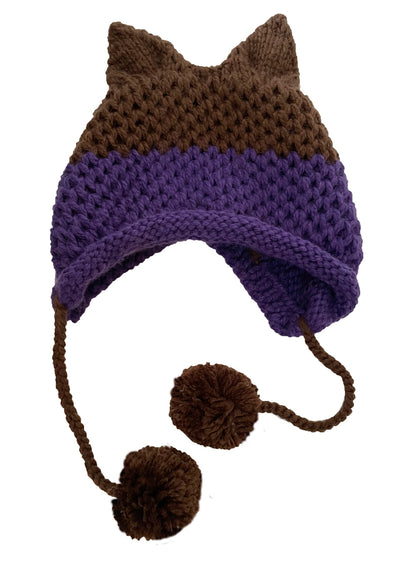 Cute Fox Ears Beanie Winter Warm