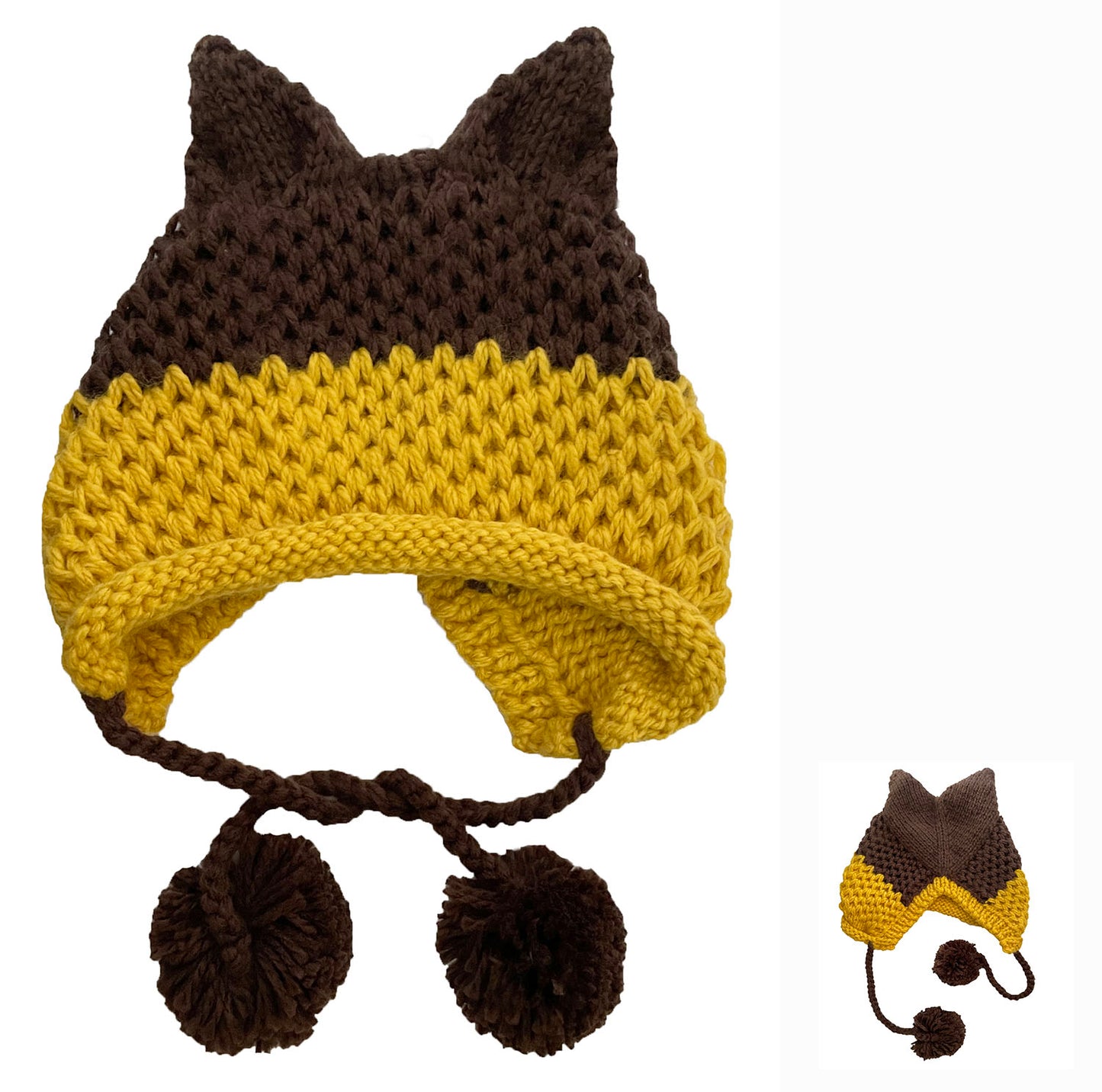 Cute Fox Ears Beanie Winter Warm