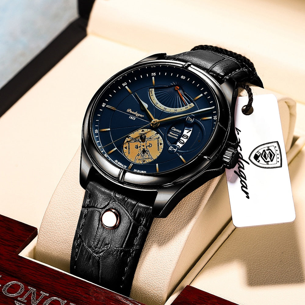 Top Brand Luxury Waterproof Date Quartz Watch