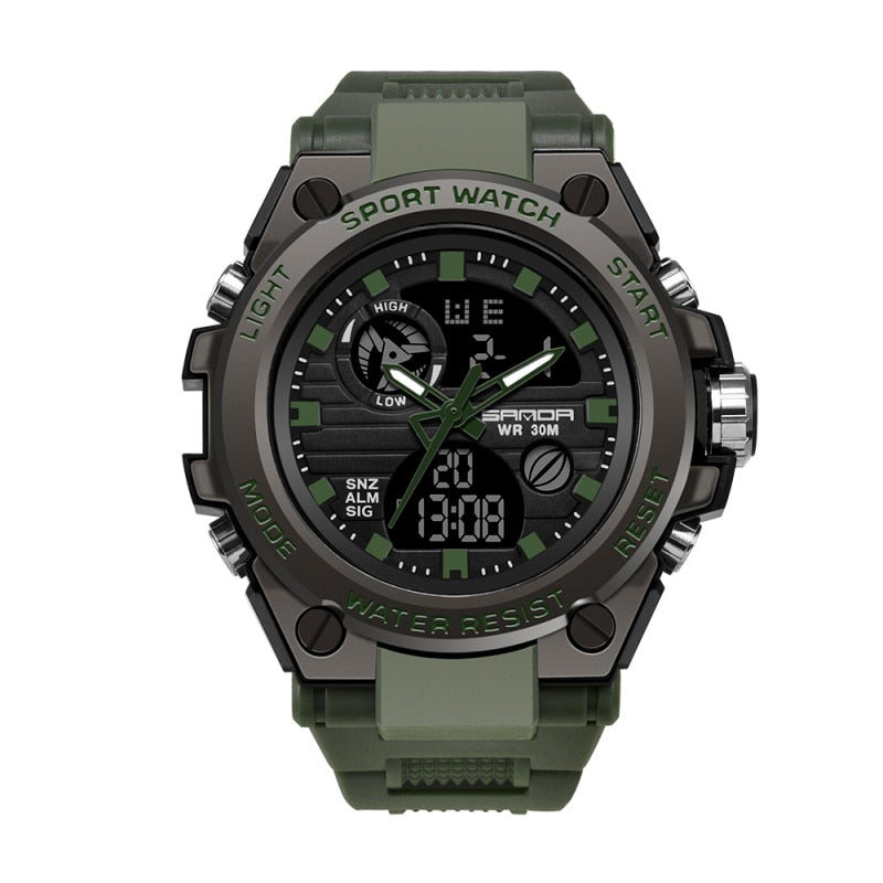 Quartz Watches Waterproof Shock Military Sport Watch