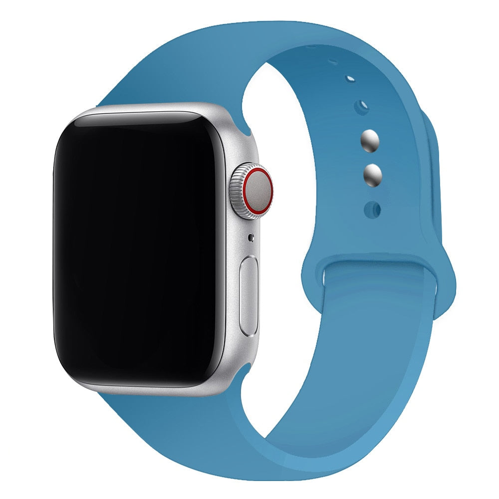 Silicone Strap For Apple Watch band