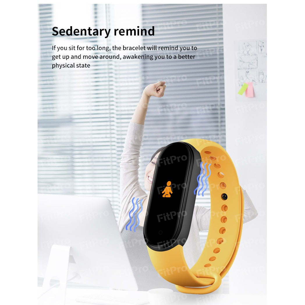 Smart Bracelet Women Kids Heart Rate Blood Pressure