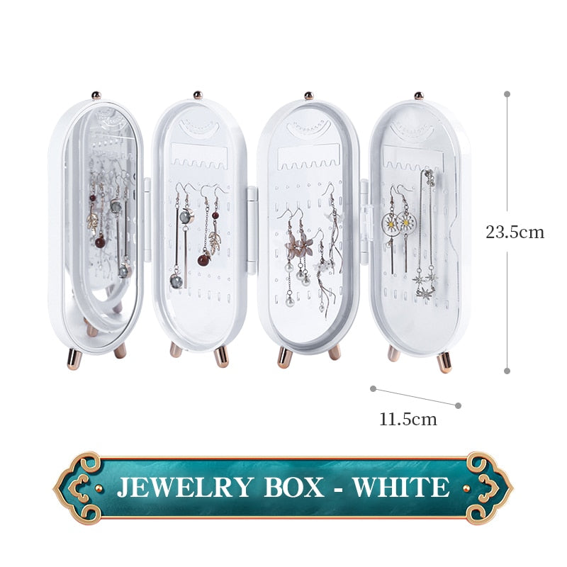 Foldable Jewelry Storage Box Household