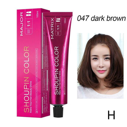 Hair Cream Mild Safe Hair Coloring Shampoo