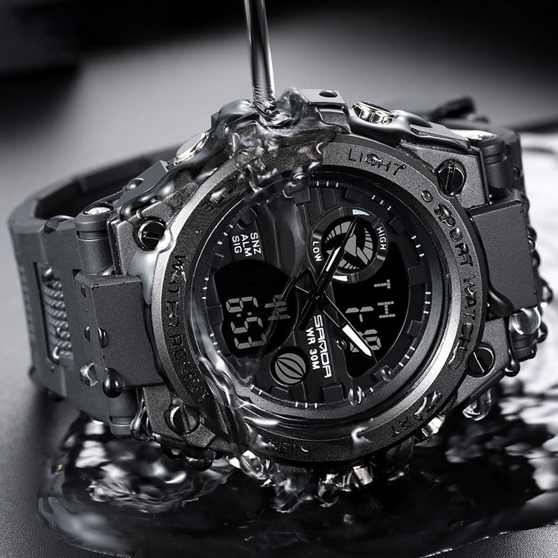 Quartz Watches Waterproof Shock Military Sport Watch