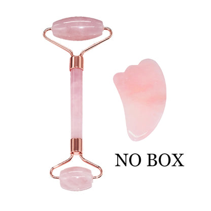 Face Massage Jade Roller Rose Quartz Natural Stone