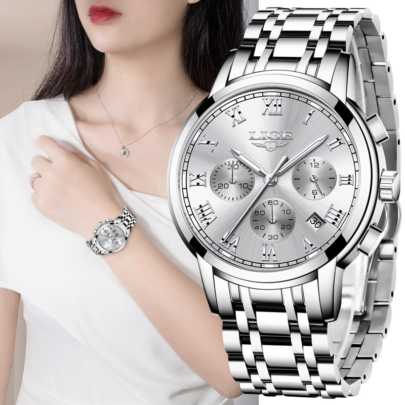 Top Brand Luxury Creative Steel Women Bracelet Watche