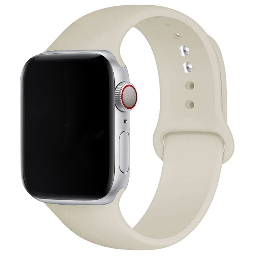 Silicone Strap For Apple Watch band