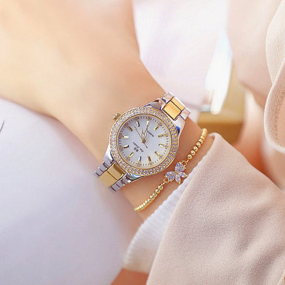 Wrist Watches Dress Gold Watch Crystal Diamond Watch