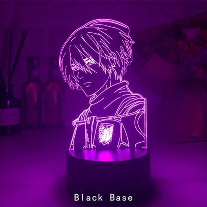 Acrylic Table Lamp Anime Attack on Titan