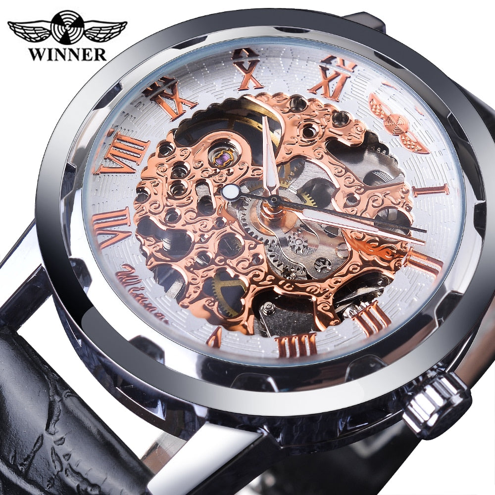 Black Gold Clock Watches Top Brand Luxury