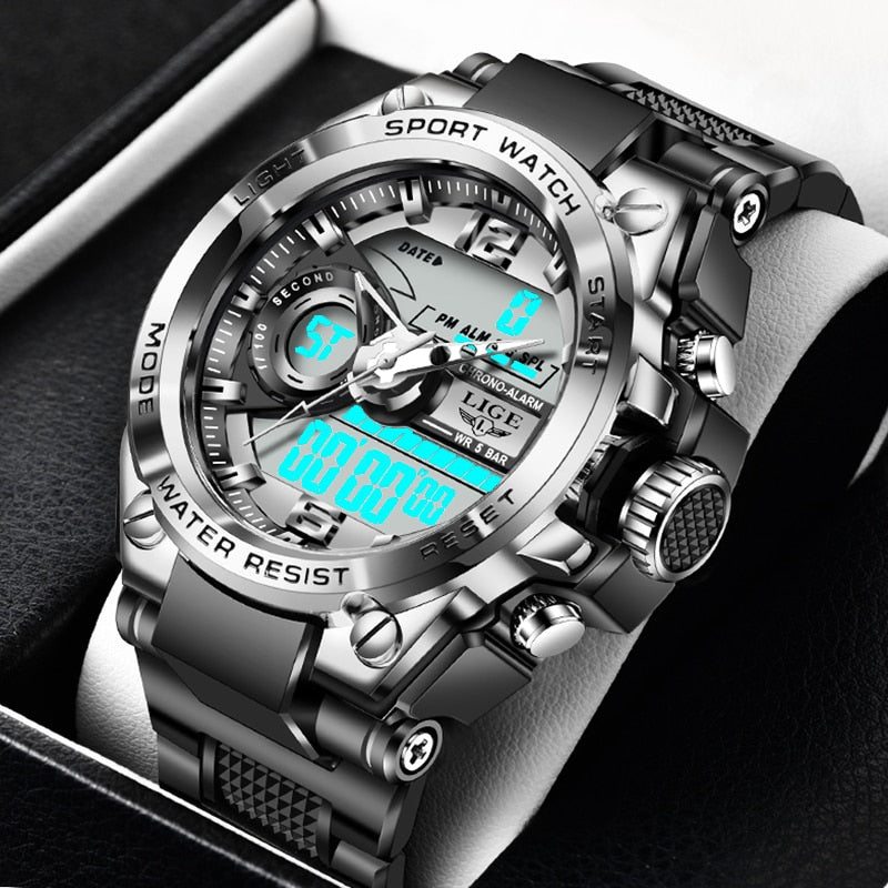 Creative Diving Watches Men Waterproof Alarm Watch